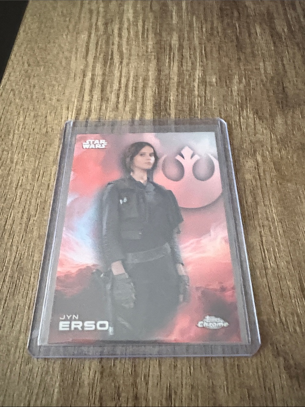 Topps Chrome Star Wars Jyn Erso Card
